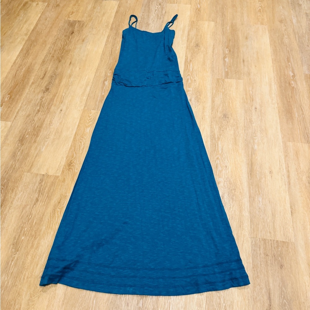 Toad&Co Blue Sleeveless Maxi Sundress XS
